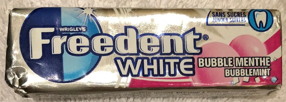 Freedent White Bubble Menthe