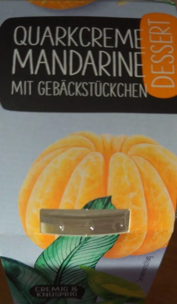 Quarkcreme Mandarine Dessert