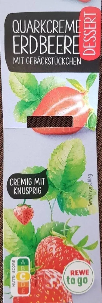 Quarkcreme Erdbeere