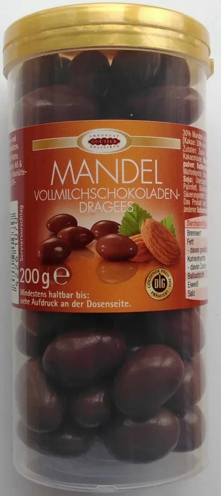 Vollmilchschokoladendragees Mandel