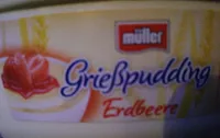 Grießpudding Erdbeere