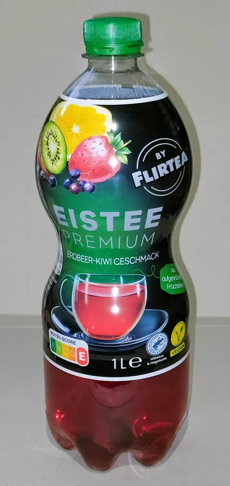 Premium-Eistee - Erdbeer-Kiwigeschmack