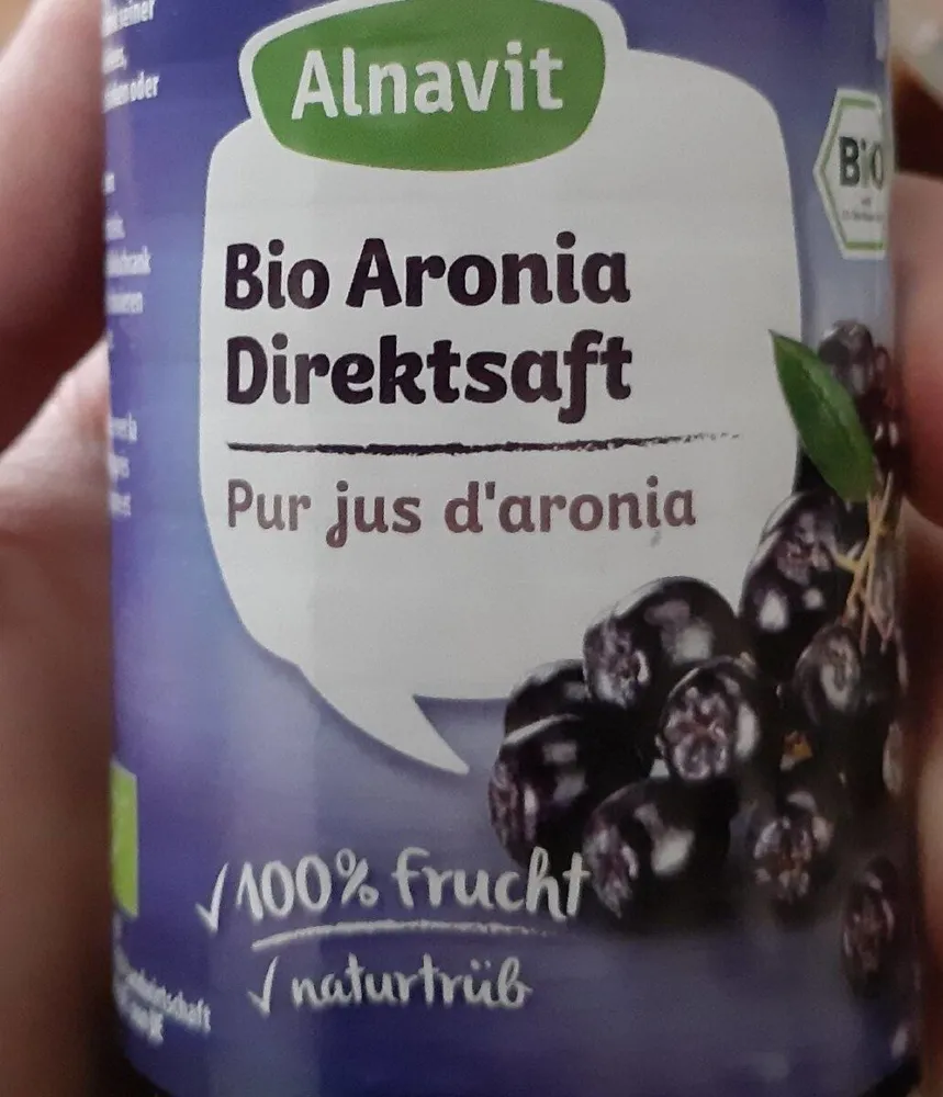 Pur jus d'aronia