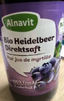 Pur jus de myttilles