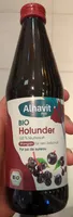 Alnavit zumo bio de sauco