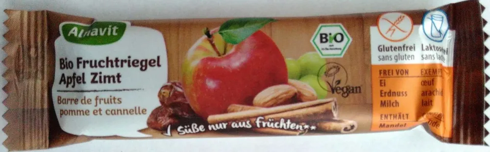 Bio Fruchtriegel Apfel Zimt