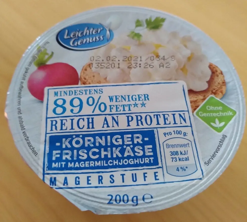 Körniger Frischkäse