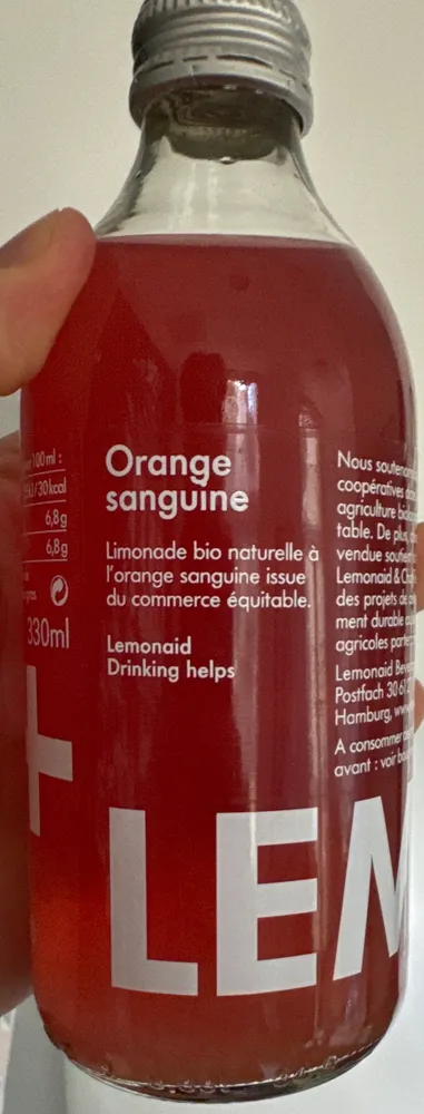 Lemonaid Orange Sanguine