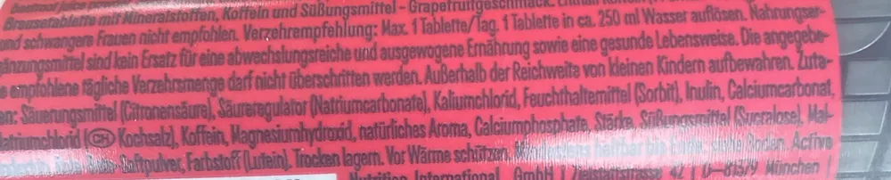 5 Elektrolyte Pink Grapefruit (+ Koffein)