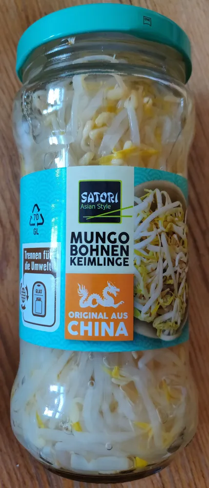 Mungobohnenkeimlinge