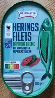 Heringsfilets - Paprika-Creme