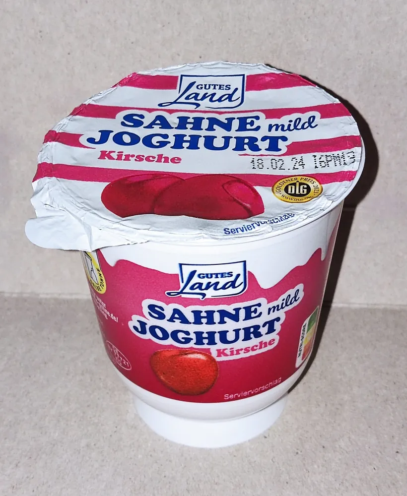 Sahne-Joghurt mild - Kirsche