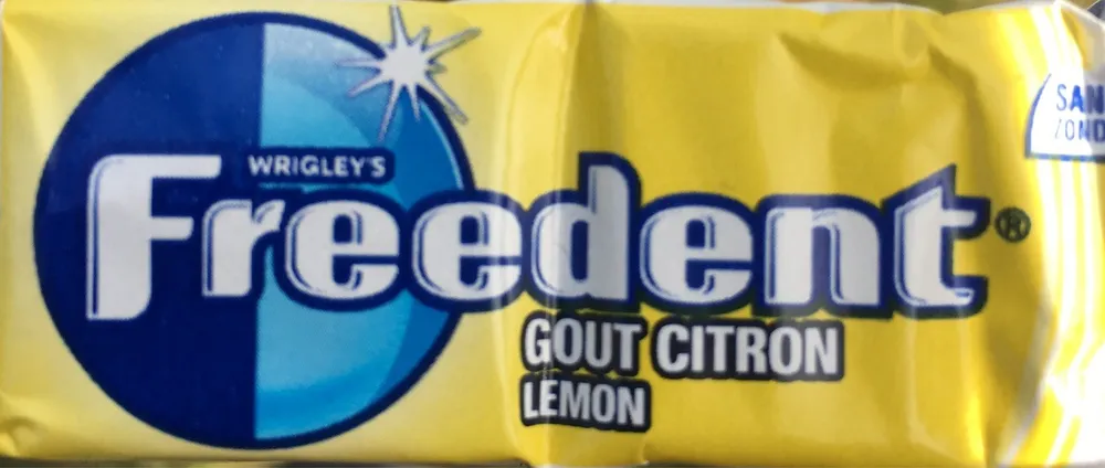 Freedent lemon