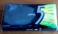 Chewing-gum sans sucre avec édulcorants et saveur pomme