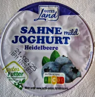 Sahnejoghurt mild, Heidelbeere