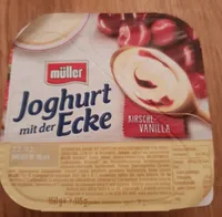 Joghurt mit der Ecke Kirsche Vanilla