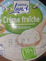 Crème fraîche mit Kräutern