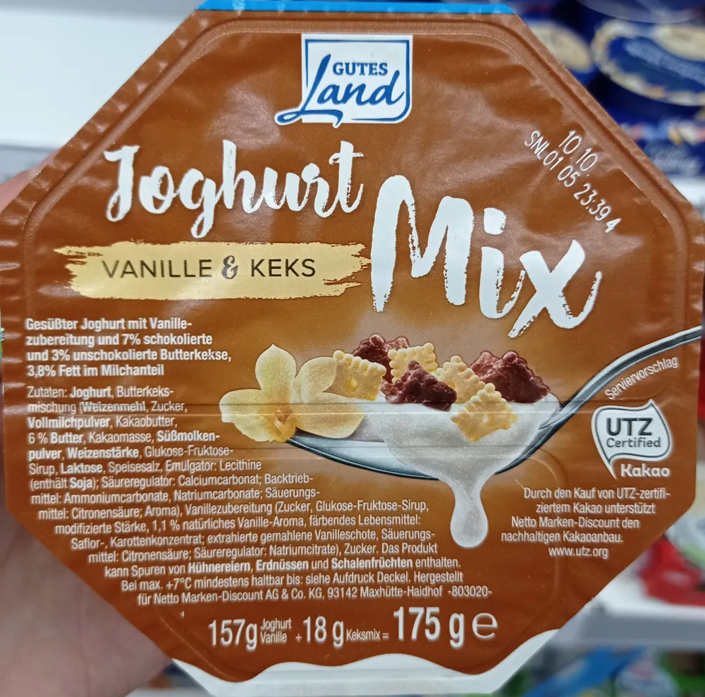 Joghurt Mix Vanille & Keks
