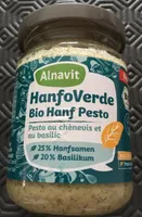 Pesto au chènevis et au basilic