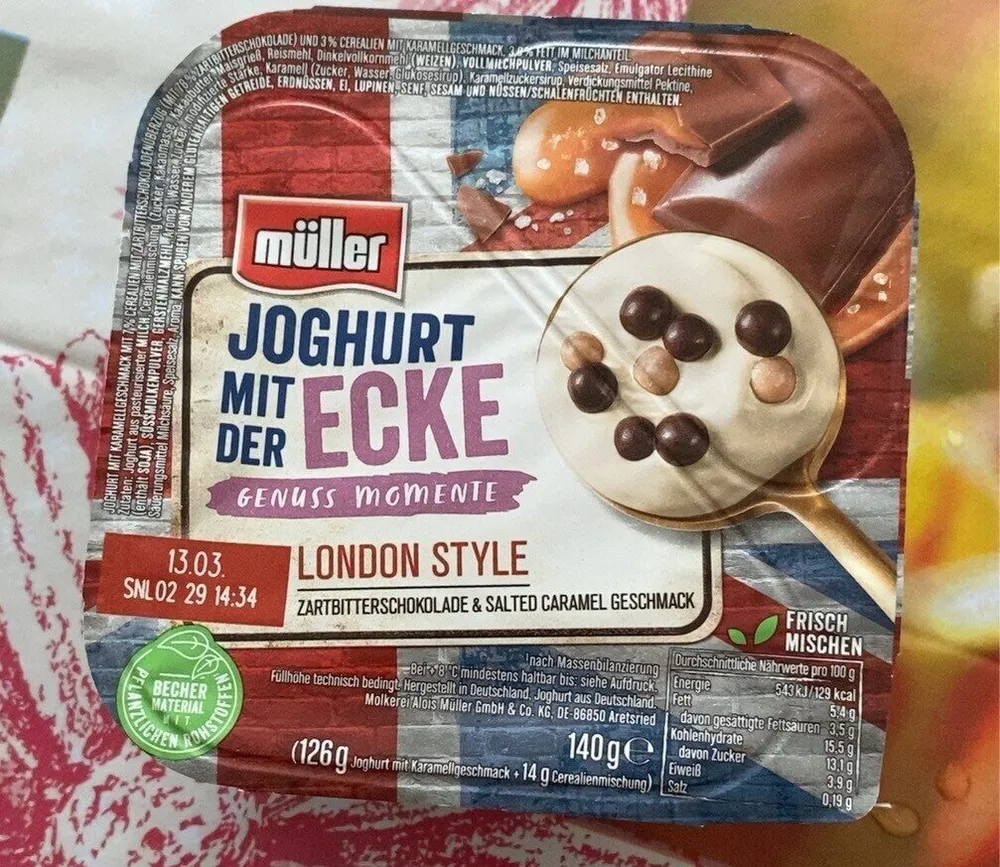 Jogurth mit der Ecke London Style