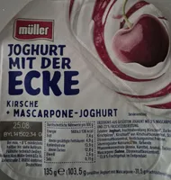 Joghurt mit der Ecke Kirsche + Mascarpone