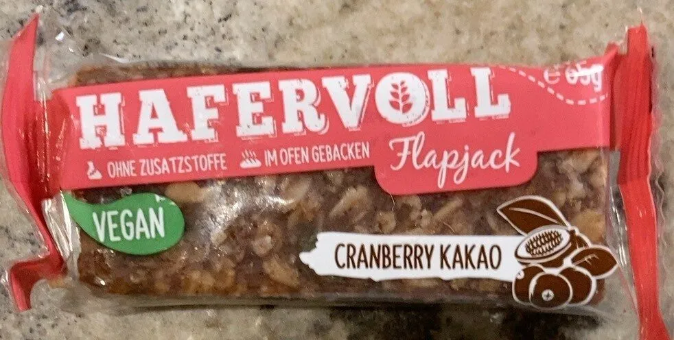 Hafervoll Flapjack Cranberry Kakao