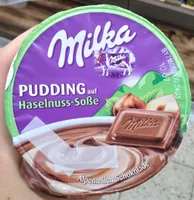 Milka Pudding & Haselnuss Soße