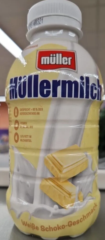 Müllermilch weiße Schokolade