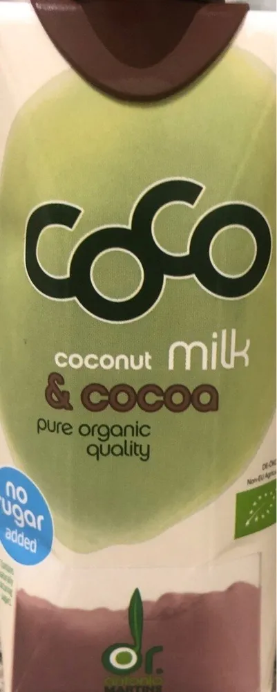 Coconut milk & cocoa