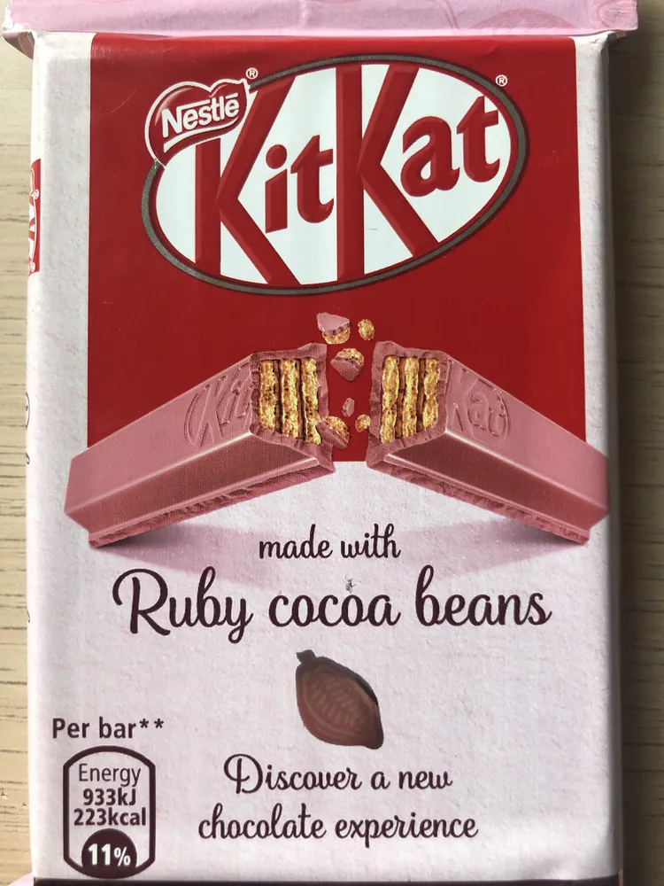 Kit kat ruby cocoa beans