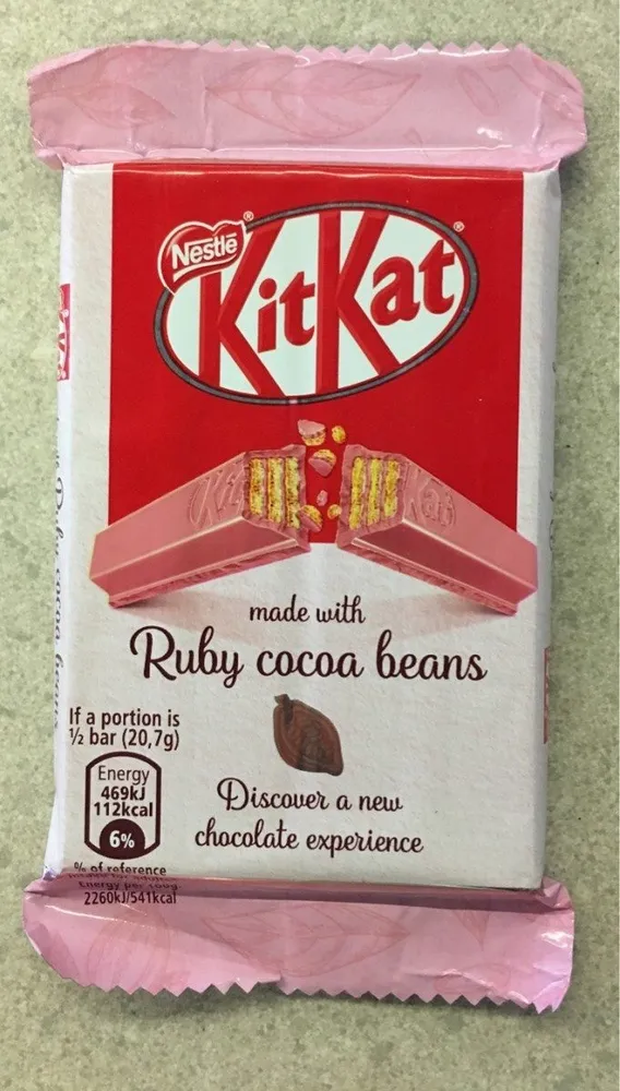 Kit Kat ruby cocoa beans