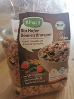 Bio Hafer Beeren Knusper Müsli