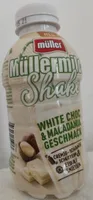 Müllermilch Shake White Choc & Macadamia Geschmack