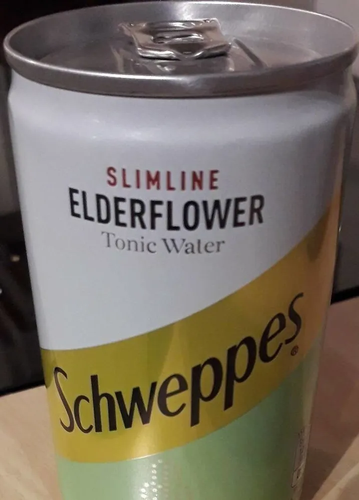 Slimline elderflower tonic water