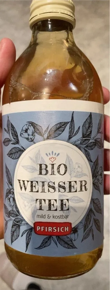 Bio weisser tee pfirsich