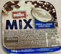 Muller MIX Vanilla taste jogurt choco balls