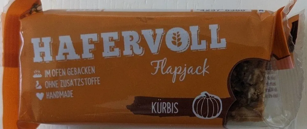 Hafervoll Flapjack Kürbis