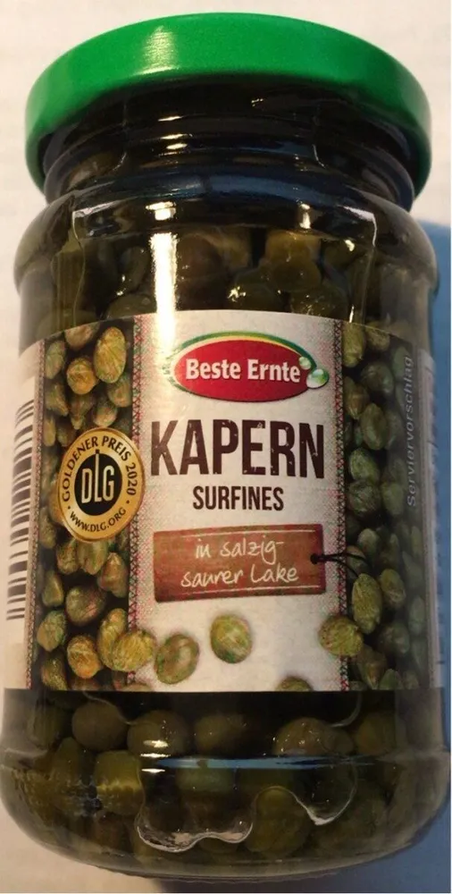 Kapern in salzig-saurer Lake