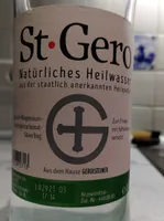 St. Gero Natürliches Heilwasser