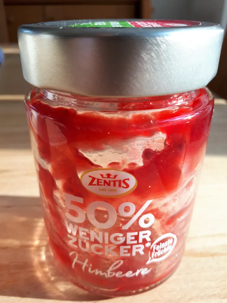 50 % weniger zucker himbeere