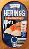 Heringsfilets - Mango-Pfeffer-Creme