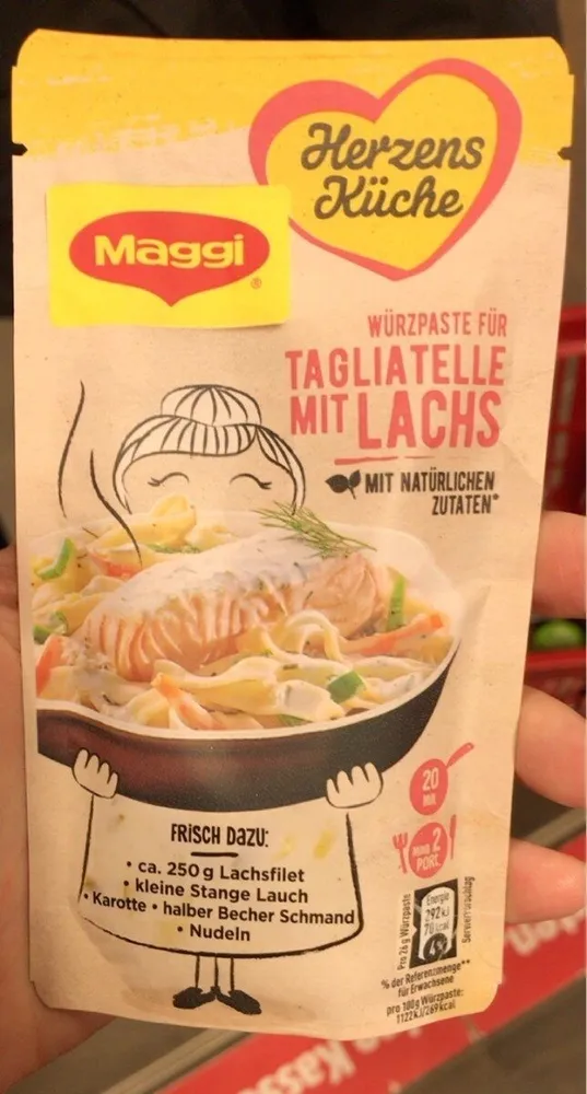 Tagliatelle mit lachs