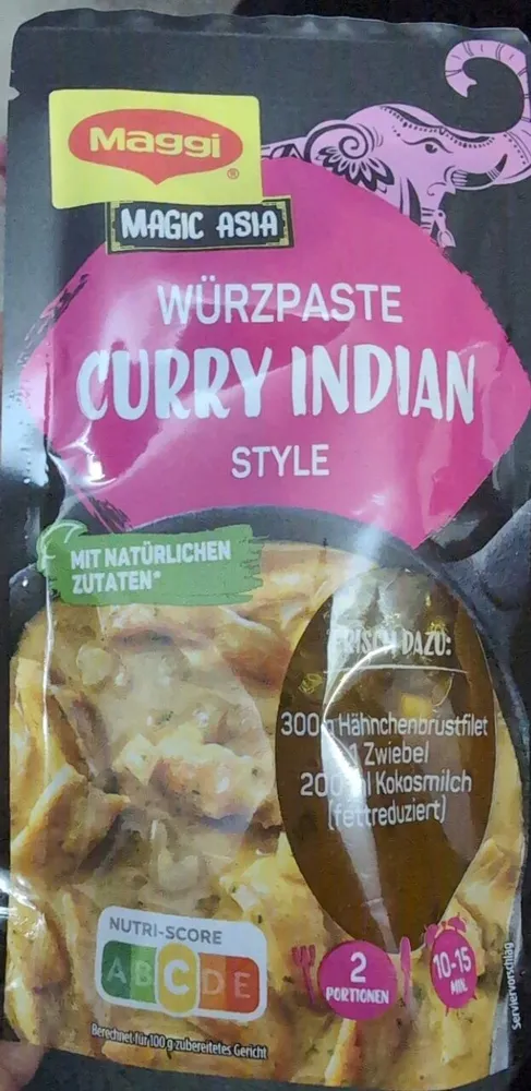 würzpaste Curry Indian