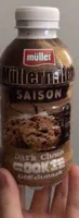 Müllermilch Saison Dark Choco cookie Geschmack