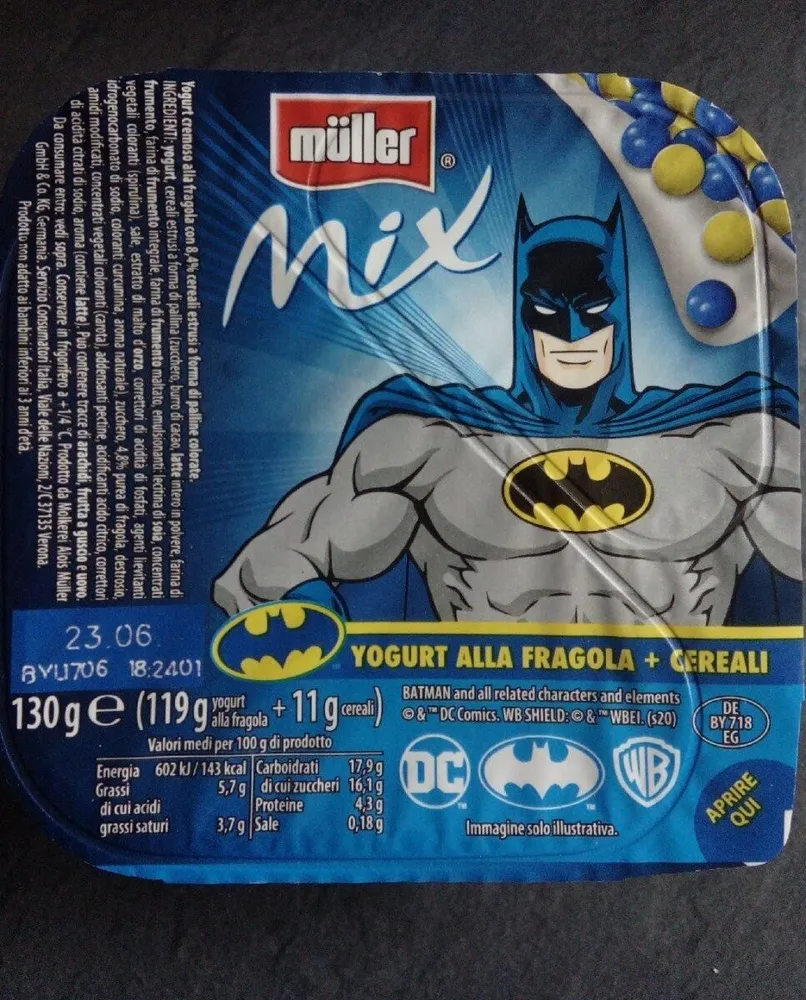 Muller mix fragola e cereali