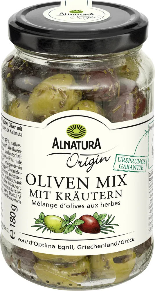 Oliven Mix mit Kräutern