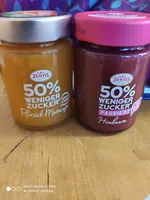 Zentis 50% weniger Zucker