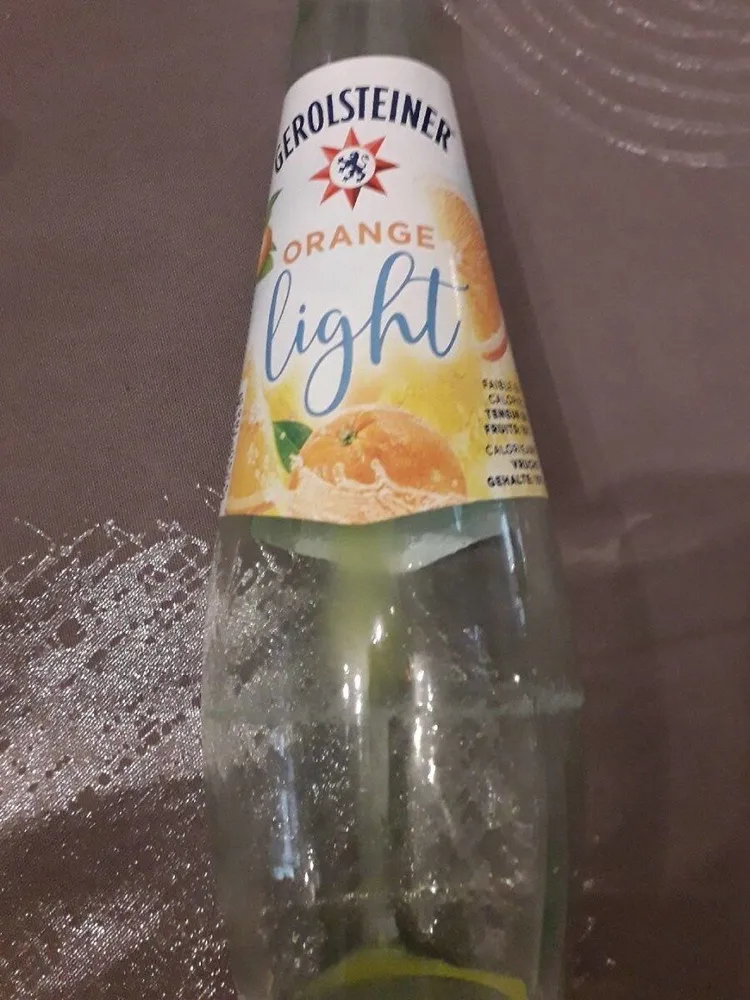 Gerolsteiner orange light