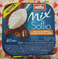 Mix Soffio Mousse Bianco Più Brownies Al Caffè