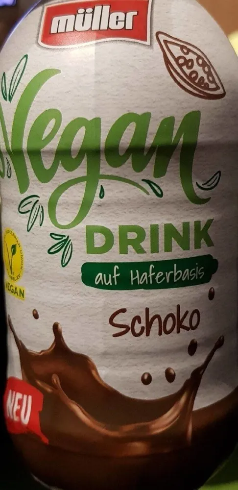 Vegan Drink auf Haferbasis Schoko